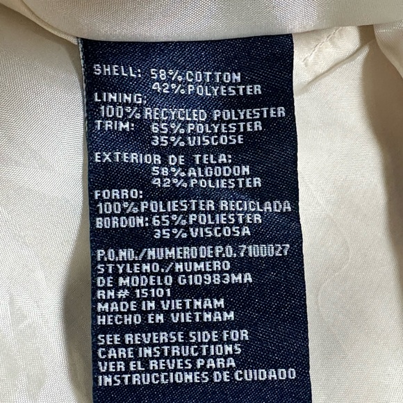 Green With Envy Stylish Cream and Burgundy Trench Coat with Reversible Belt - Picture 8 of 10